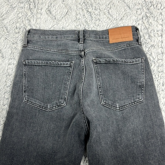 Citizens of Humanity Olivia High-Rise Slim ankle Leg Premium Denim Grey size 26 - Picture 11 of 11
